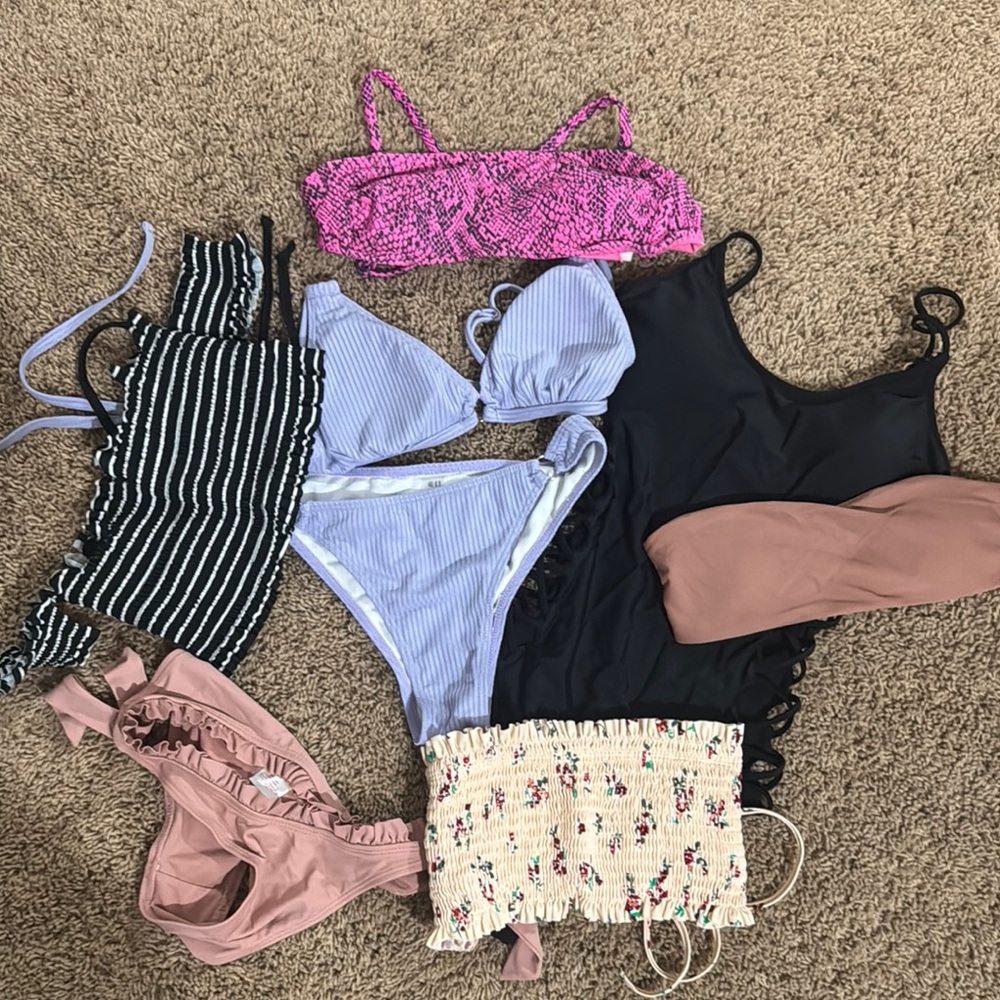 8 Piece Swimsuit Bundle/Lot